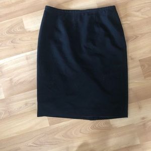 Calvin Klein Black Business Pencil Skirt size 2